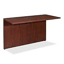 Lorell Essentials Bridge 48 x 24 x 29.5-Inch Mahogany Laminate