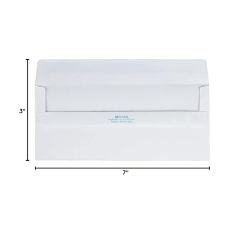 Quality Park Business Envelopes (QUA11118),White