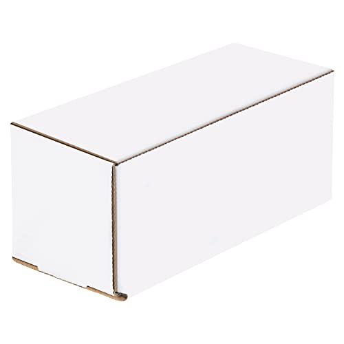 BOX USA BM733 7"L x 3"W x 3"H, White (Pack of 50)