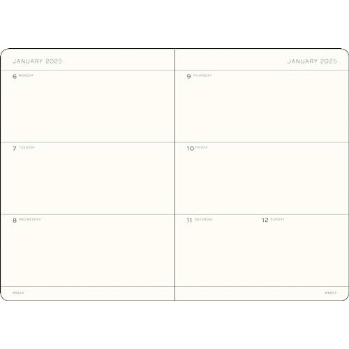 LEUCHTTURM1917 - Weekly Planner 2025, Hardcover, Medium (A5), Sage (Jan 1 - Dec 31, 2025)