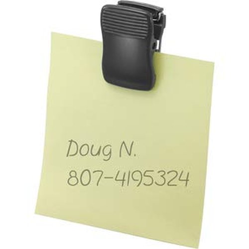 Cubicle Clips, Cubicle Accessories, Office Clips Holds Notes, Memos, Messages, Photos - Black - 24-Pack