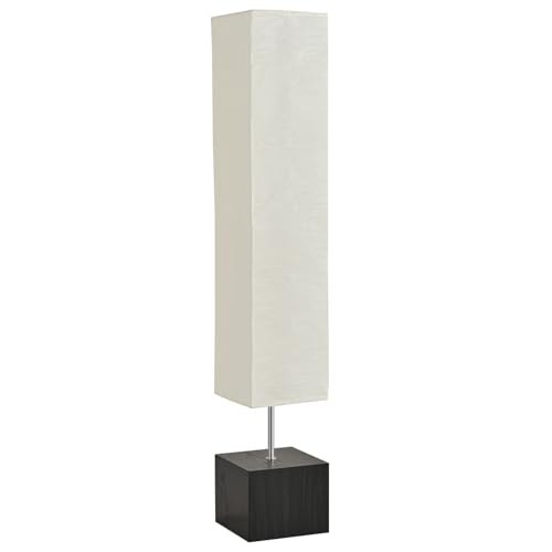 Floor Lamp for Living Room, Modern Standing Lamps, Retro Farmhouse Mid Century Lamp with Square Base for Office, Kids Room, Reading, Home Decor, Off White, 52 inch