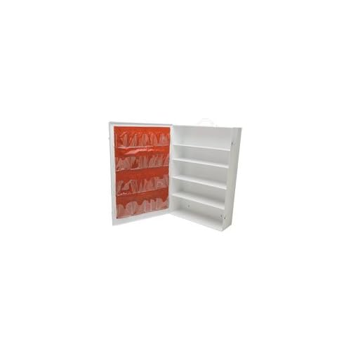 5 Shelf First Aid Cabinet White Empty