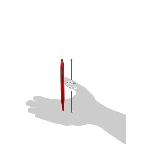 Cross Tech2 Ball Pen with Stylus (Red) in Blister Metallic Rot