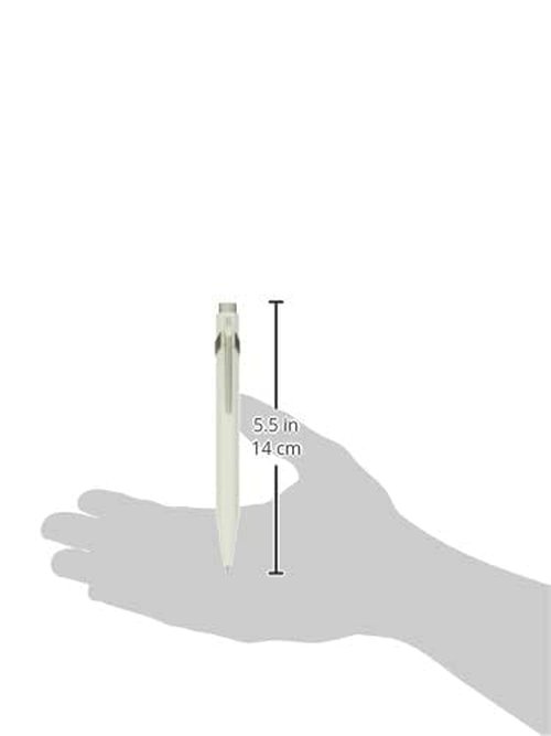 CARAN D'ACHE NF0846-001 Caran d'Ache Ballpoint Pen, Water-based, 849, Matte White, Genuine Imported