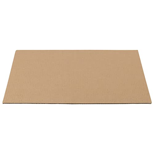 100 Pack 9 x 12 Inch Corrugated Cardboard, 2mm Thick Cardboard Sheets Bulk, Flat Packaging Inserts for Shipping, Mailing and Crafts