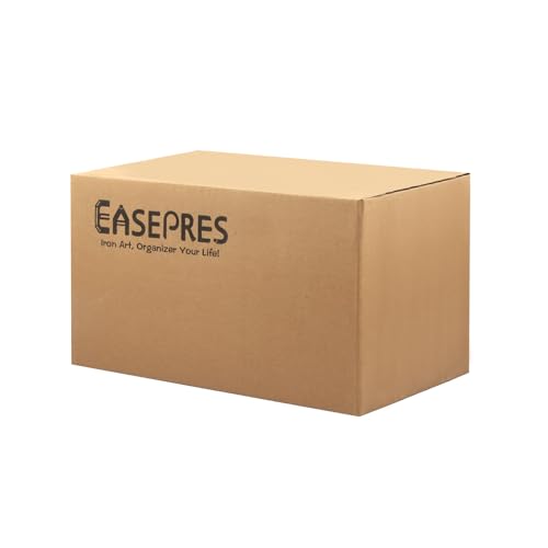 EASEPRES Black Vinyl Record Holder Storage, 9 Slot Metal Desk Organizer