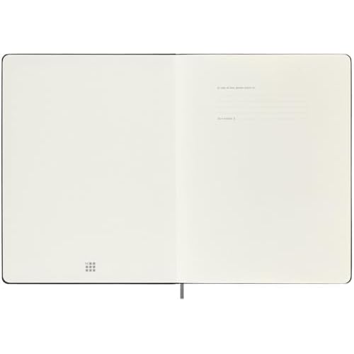 Moleskine Smart Notebook, Smart Writing System, Digital Notepad with Hard Cover, Ruled Pages and Elastic Closure, Size Extra Large 19 x 25 cm, Colour Black