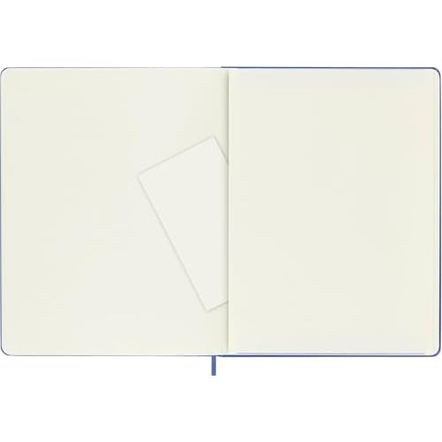 Moleskine Classic Notebook, Extra Large, Plain, Hydrangea Blue, Hard Cover (7.5 x 9.75)