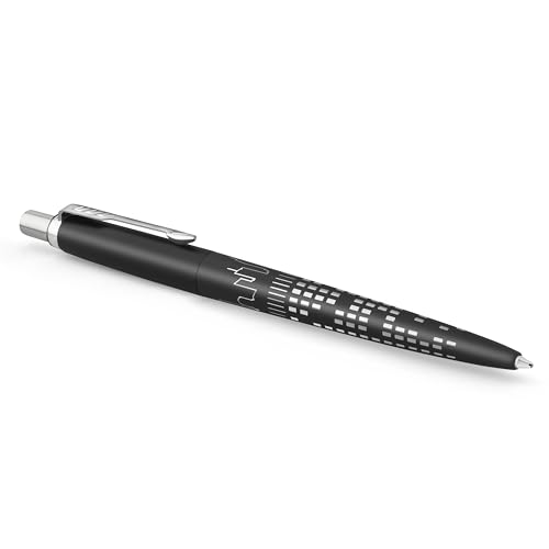 Parker Jotter Ballpoint Pen | Special Edition | NYC Black CT | Medium Point with Blue Ink | Gift Box