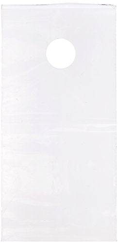 Clear Plastic Doorknob Bags 6x12 inches, 100 Pack - Literature Drop Bags