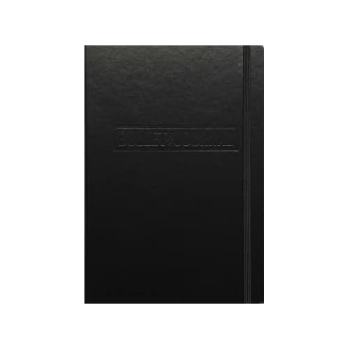 LEUCHTTURM1917 The Official Bullet Journal Edition 2 - Notebook Built for BuJo, Medium A5 204 Pages of 120gsm Paper, with Bujo Pocket Guide (Black)