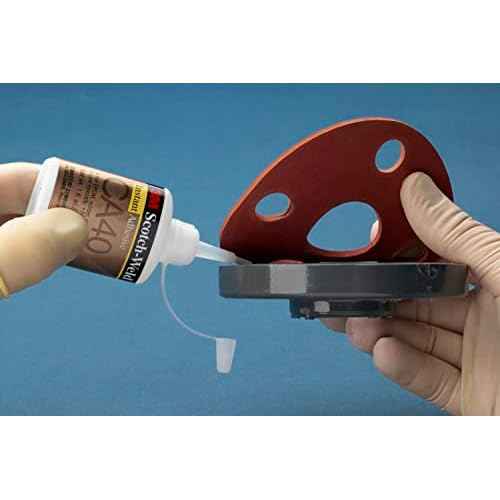 3M Scotch 96600 Scotch-Weld Instant Adhesive CA4, Clear, 1 fl oz Bottle