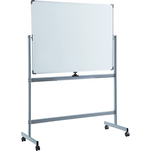 Lorell Magnetic Double-Sided Presentation Whiteboard with Casters