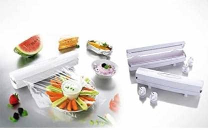 Wraptastic Food Wrap Dispenser Plastic Cutter Freshness Preservative