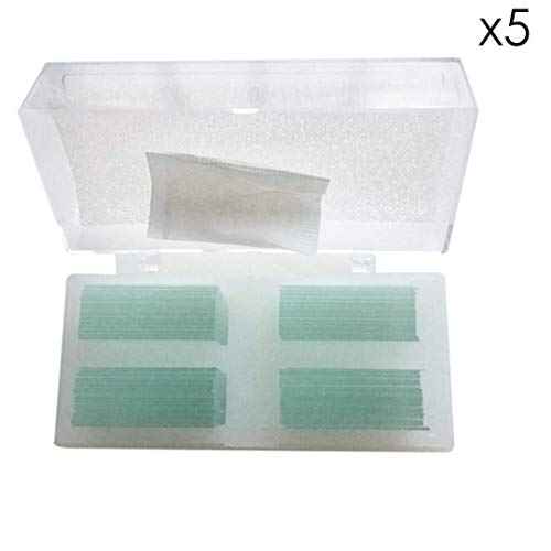 22mmx 22mm Glass Cover Slips Pre-Cleaned Cover Slip 5 Boxes x 200pcs/box