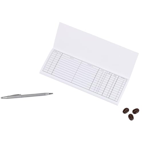 EnDoc Business Check Register Book, 30 Double-Page Ledger Spreads, 8 5/8 x 3 inches, 1-Pack