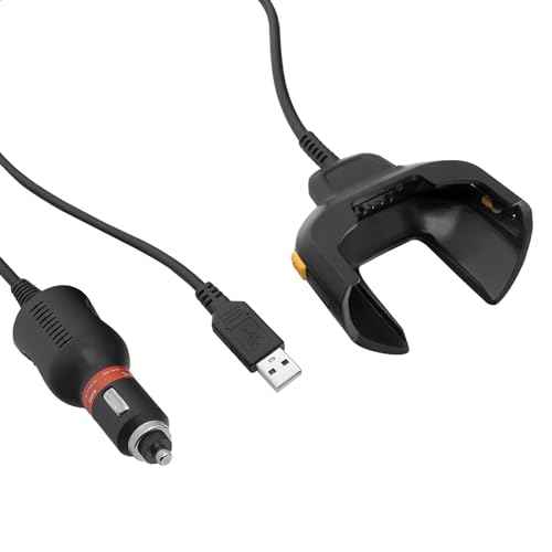 2-in-1 USB Vehicle Quick Charger Cable for Zebra TC77 TC70 TC72 TC75 Mobile Computer - Car Quick Charger Cable Compatible with Zebra TC7X Android PDA Charger Accessories - Replaces CHG-TC7X-CLA1-01