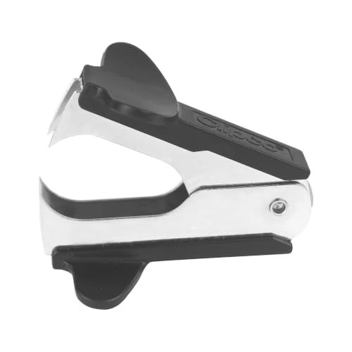 Clipco Staple Remover Black 6-Pack - Heavy-Duty Office Staple Puller