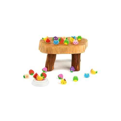 400PCS Mini Fun Cute Fruit Animal Erasers for Kids Bulk,Back to School Party Gifts Valentine's Day Gifts (Fruit erasers)