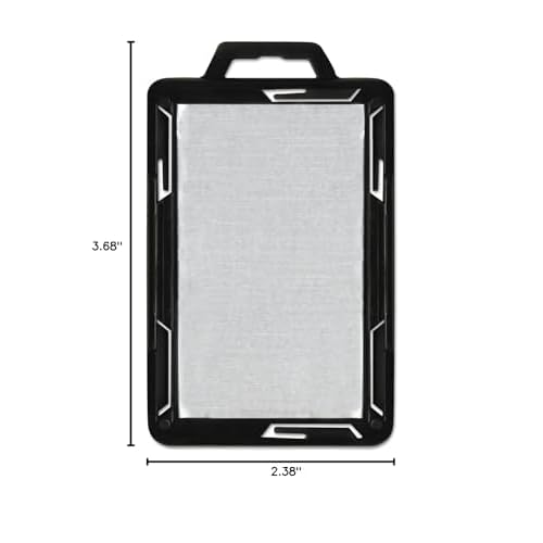 Advantus 76417 Secure-Two Card RFID Blocking Badge, 3 3/8 x 2 1/8, Black, 20 per Pack