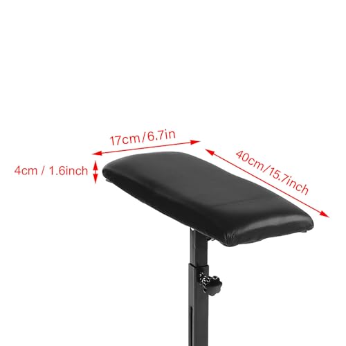 Square Arm Rest Stand Armrest Professional Heavy Duty Metal Adjustable Height Foldable for Studio Supplies 180¡Æ Tilt