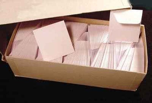 500 2x2 White Paper Coin Envelopes