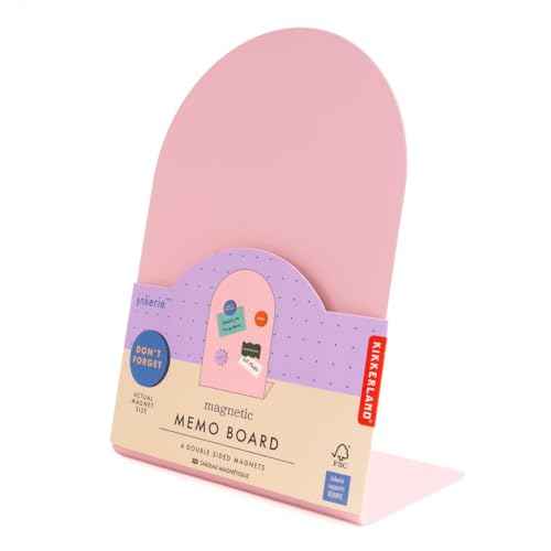 Kikkerland Inkerie Pink Magnetic Memo Board