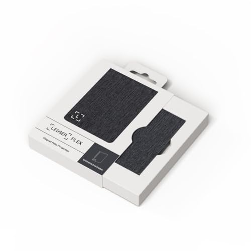 Ledger Flex Magnet Folio - Protection for touchscreen crypto wallets (Business Charcoal)