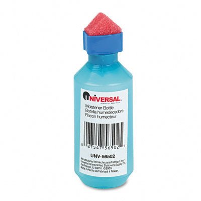 Set of 6 Moistener Bottles for Envelope & Craft Moistening – 2 oz Blue Squeeze Bottles