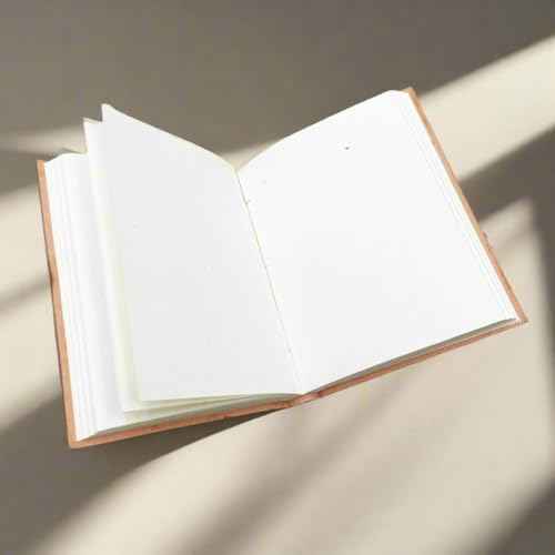 Soothi, Another Adventure, Handmade Antique Leather Journal for Travel or Diary, Unlined, Brown, 7''x5''