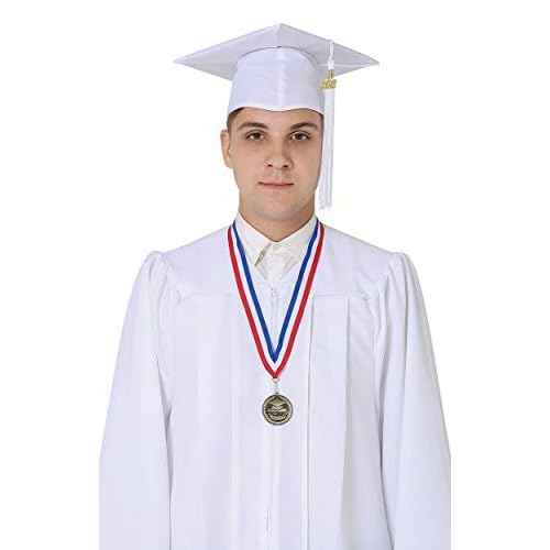 GraduationMall Graduation Medallion, Graduation Award Medal with Neck Ribbon, Copper (Zinc Alloy)