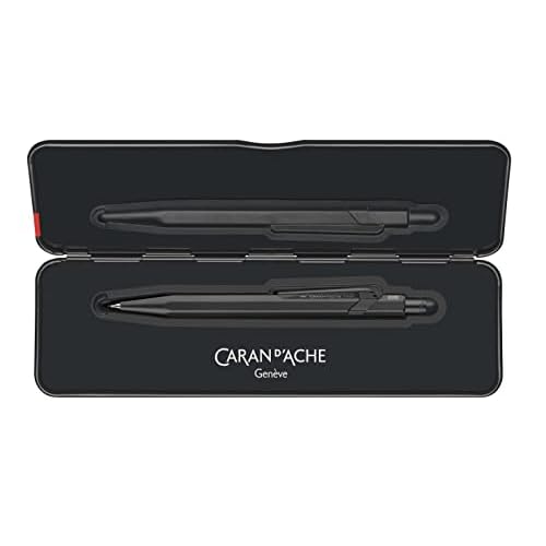 Caran d'Ache 844 Mechanical Pencil 0.7MM - Black Code in Slimpack Case