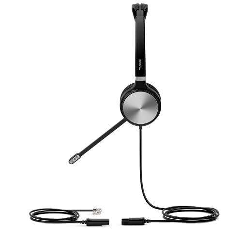 Yealink Headset with Microphone 3.5mm Headphone with Mic for PC Computer Laptop Phones Teams Certified Work Office Headset