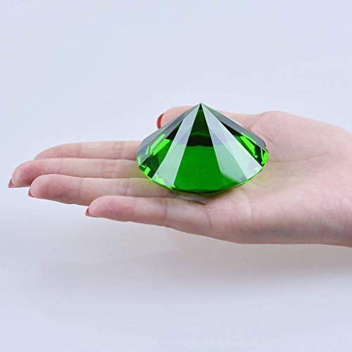 YARR Store Green Crystal Glass Diamond Paperweight 60mm - Gift & Decor