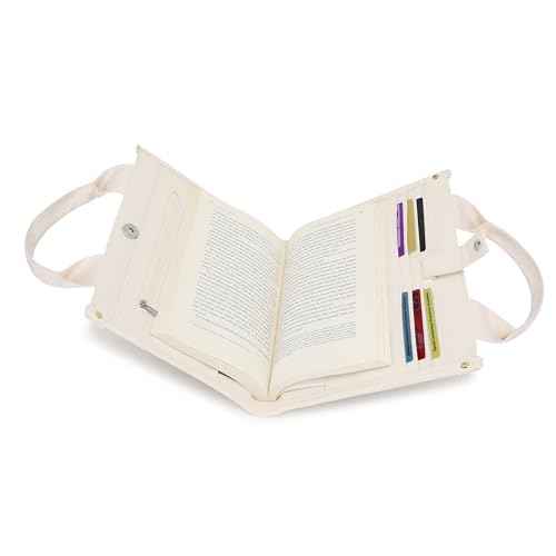 Holy Bible Cover for Women - Canvas Tote Bag Design, Bible Book Carrier Case for Teen Girls, Religious Gift