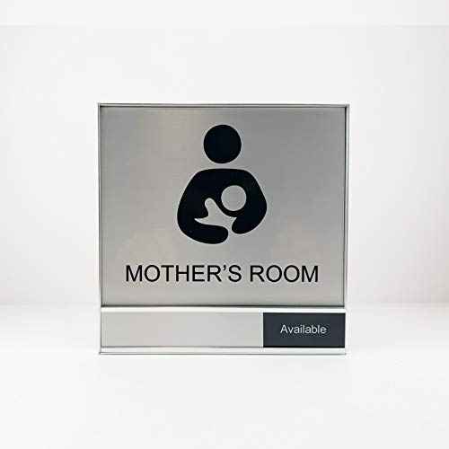 NapTags 6" x 6" Framed Mother's Room Slider Sign