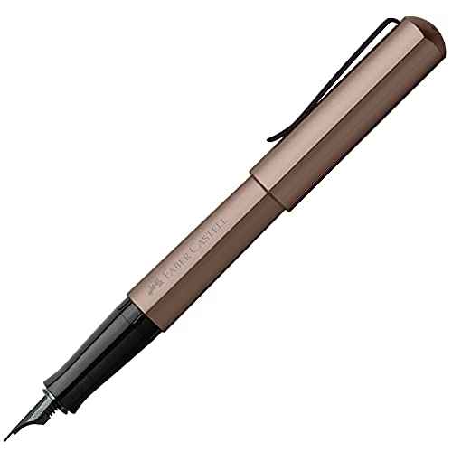 Faber Castell HEXO Fountain Pen, Bronze - Broad