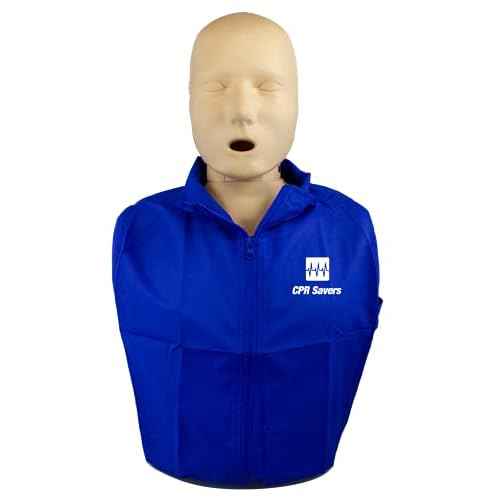 CPR Savers Training Kit with PRESTAN TAKE2 CPR Manikins and AED Trainers (2 Adult, 2 Infant, & 2 AED Trainers), CPR Mat, Manikin Vests, CPR Savers Rescue Mask (Dark)