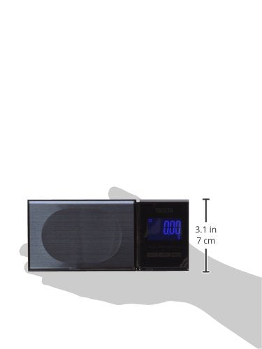 Tanita Mini Digital Scale 200g - Jewelry & Precision Pocket Scale with Blue Backlit Display