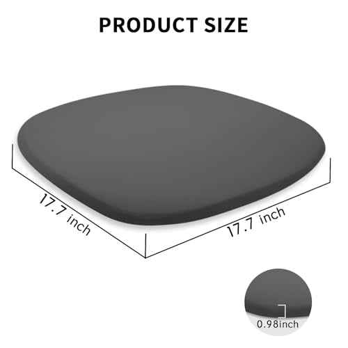 Latex Seat Cushion for Herman Miller Aeron Chair, Natural Latex Ergonomic Office Chair Pad, Fits Graphite/Carbon Color