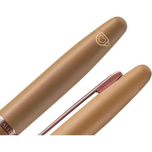 Sheaffer VFM 9428 Coffee Edition Matt Brown Fountain Pen with Regal Brown PVD Signature Trims and White Dot of excellence - Fine Point