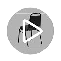 Emma + Oliver Black Vinyl Trapezoidal Back Banquet Chair (Stacking, 500 lb, 10 High)