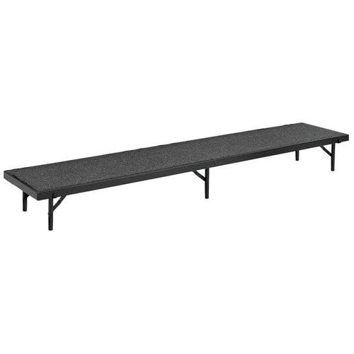 National Public Seating RT16C-02 18 x 66 x 16 in. Tapered Standing Choral Riser Grey Carpet