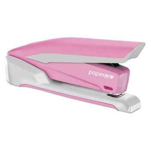 Pink Ribbon Desktop Stapler, 20-Sheet Capacity, Black/Pink by ACCENTRA, INC. (Catalog Category: Paper, Pens & Desk Supplies / Staplers / Desktop)