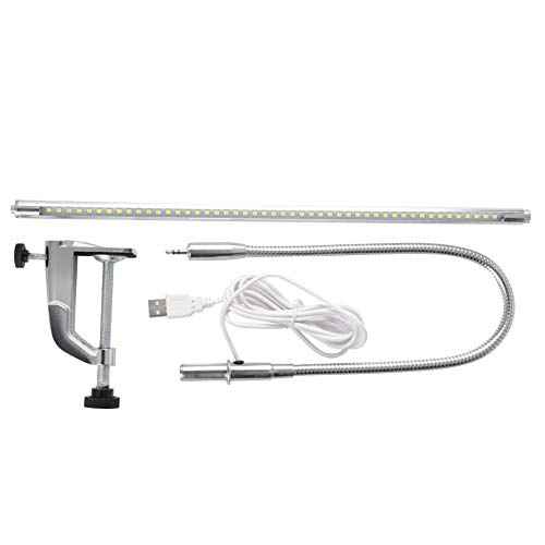 YUYTE Lampara para Mesa De Manicura Profesional, Adjustable USB LED Clip Desk Lamp, Table Lamps LED Light Study Light for Reading, Study, Light,Beauty Manicure