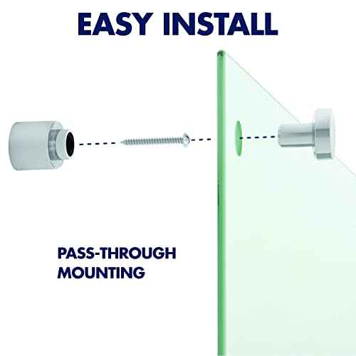 Quartet Magnetic Glass Dry Erase White Board, 48''W x 36''H Whiteboard, Infinity Frameless Mounting, White Surface (G4836W)