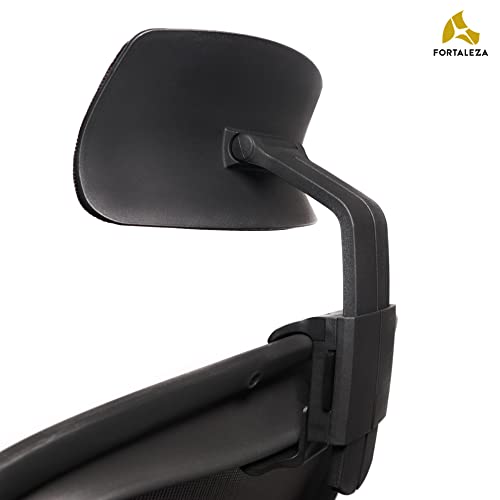 Fortaleza New Headrest for Herman Miller Aeron Classic, Compatible with Atlas Headrest Including A, B, C Sizes (Black)