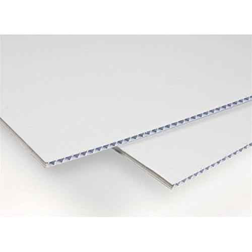 T-SIGN Corrugated Plastic Sheets Coroplast Sign Blank Board, 24 x36 Inches 3/16 Inches Thick for A-Frame Replacement Poster Sheets, White Blanks Sign (Pack of 2)
