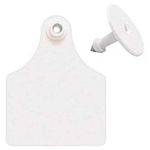 ALLFLEX Maxi 2-Piece Tags, Blank (25 Tags) White